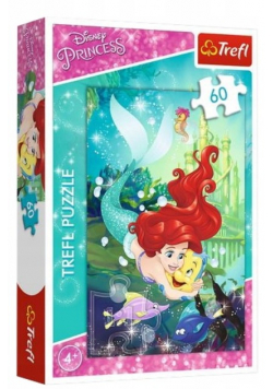 Puzzle 60 Arielka i jej przyjaciele Nowe