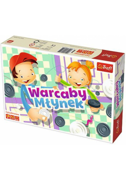 Warcaby/młynek ilustrowany TREFL