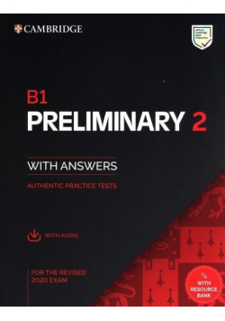 B1 Preliminary 2 Student's Book with Answers