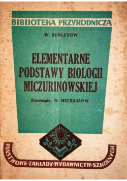 Elementarne podstawy biologii miczurinowskiej