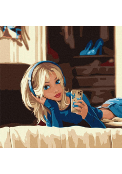 Malowanie po numerach - Ulubione selfie 40x40cm