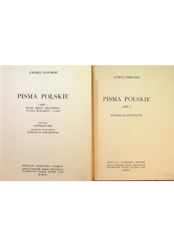 Pisma Polskie część 1 i 2