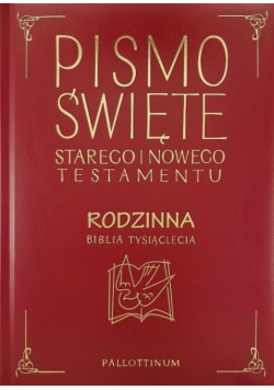 Biblia Tysiąclecia rodzinna ekooprawa, złocona