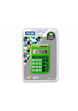 Kalkulator Pocket Touch zielony MILAN