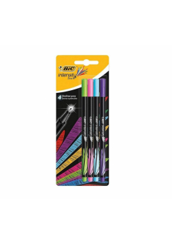 Cienkopisy Intensity fine mix fun 4 kolory bls BIC