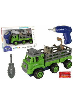 Ciężarówka z narzędziami Transport dinozaurów