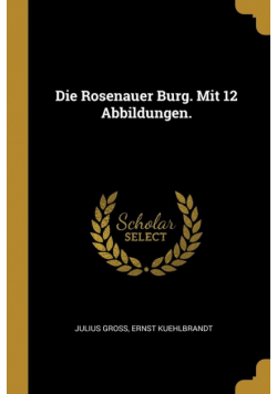 Die Rosenauer Burg. Mit 12 Abbildungen.