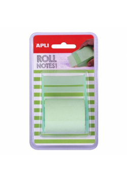 Bloczek samoprzylepny w rolce zielony 50mmx8m