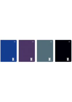Zeszyt A5 w kratkę 80 kartek One Color 10 sztuk mix