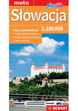 Słowacja mapa samochodowa 1:280 000