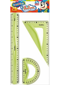 Zestaw geometryczny 3 elementy 30cm BAMBINO