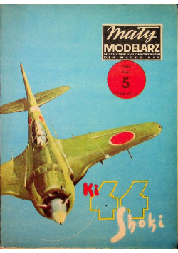 Mały modelarz nr 5 Japoński samolot myśliwski Nakajima KI - 44 SHOKI