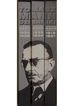 Tomasz Mann dzienniki Tom 1 do 3