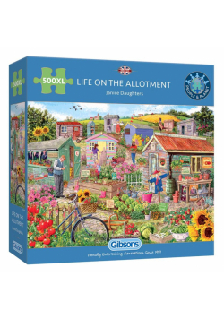 Puzzle 500 XL Ogródki działkowe