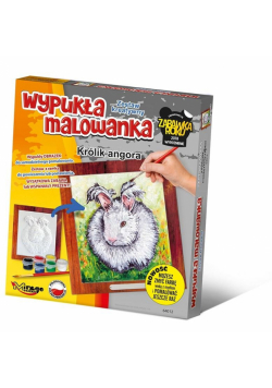 Wypukła malowanka Futrzak - Królik angora