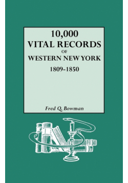 10,000 Vital Records of Western New York, 1809-1850