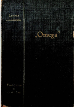 Omega  Wzory angielsko-polskich listów handlowych 1920  r.