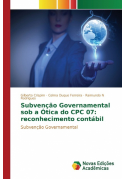 Subvenção Governamental sob a Ótica do CPC 07