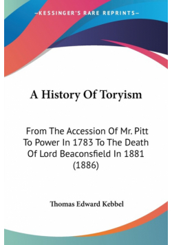 A History Of Toryism