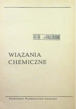 Wiązania chemiczne