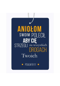 Zawieszka zapachowa - Aniołom - New car - Granat