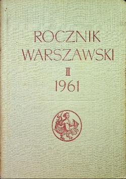 Rocznik Warszawski II 1961