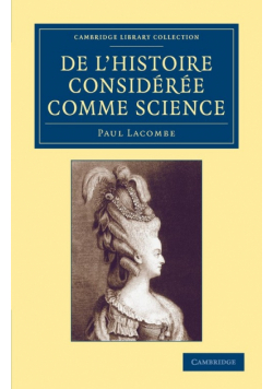 de L'Histoire Consideree Comme Science