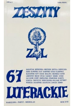 Zeszyty literackie 67 3 / 1999