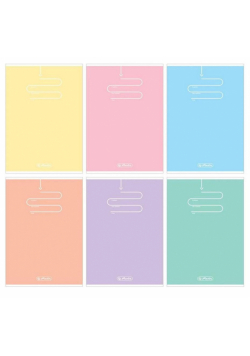 Zeszyt A5/60K linia Pastel Color Blocking (5szt)