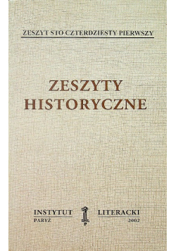 Zeszyty historyczne Zeszyt 141