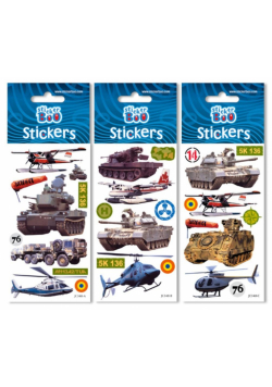 Naklejki Sticker BOO silver Military mix