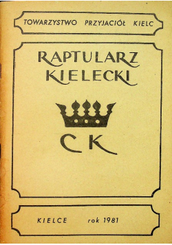 Raptularz Kielecki