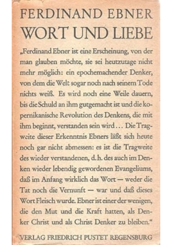 Wort und liebe 1935 r.