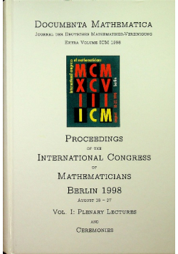 Documenta mathematica vol 1 plenary Lectures