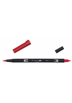 Flamaster dwustronny akwarelowy carmine (6szt)
