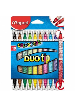 Flamastry Colorpeps Duo Tip 10 kolorów MAPED