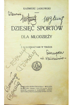 Dziesięć sportów dla młodzieży 1912 r