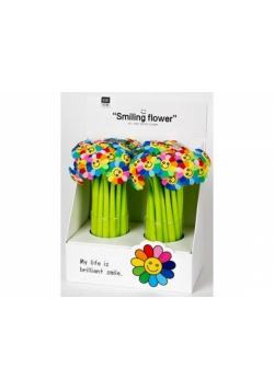 Długopis żelowy Silky Smilling flower MIX (24szt)