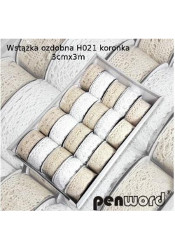 Wstążka ozdobna koronka 30mmx3m (20szt)