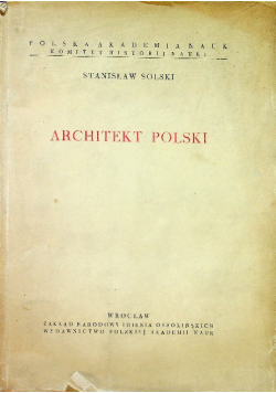Architekt  Polski