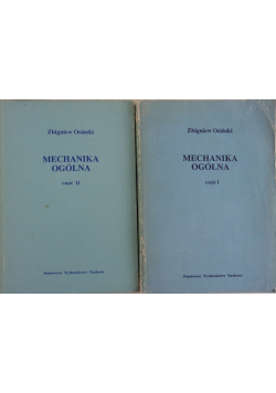 Mechanika ogólna część 1 i 2