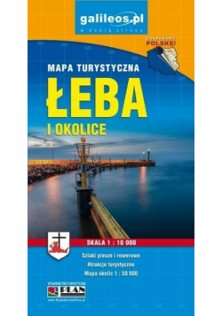 Mapa turystyczna - Łeba i okolice 1:10 000