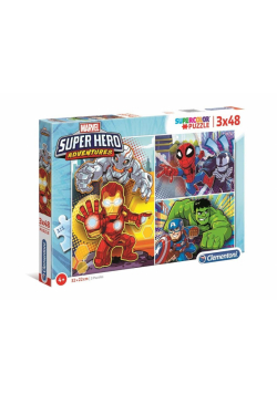 Puzzle 3x48 Super Kolor Superhero