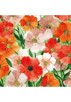 Karnet 155x155 Kwiaty berberysy