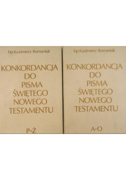 Konkordacja do Pisma Świętego Nowego Testamentu Tom 1 i 2