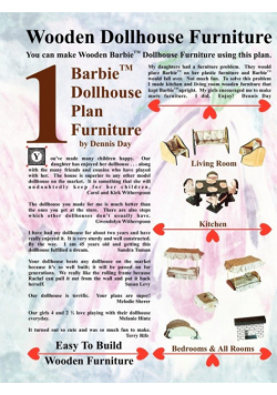 Barbie Dollhouse Plan Furniture