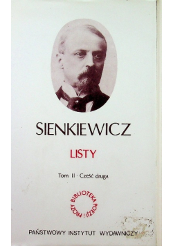 Sienkiewicz Listy Tom II