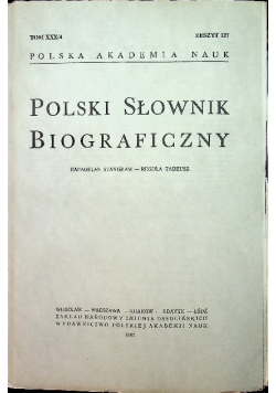 Polski Słownik Biograficzny Tom XXX / 4 Zeszyt 127