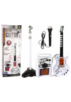 Gitara elektryczna z mikrofonem