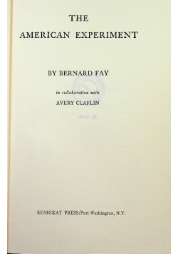 The American Experiment